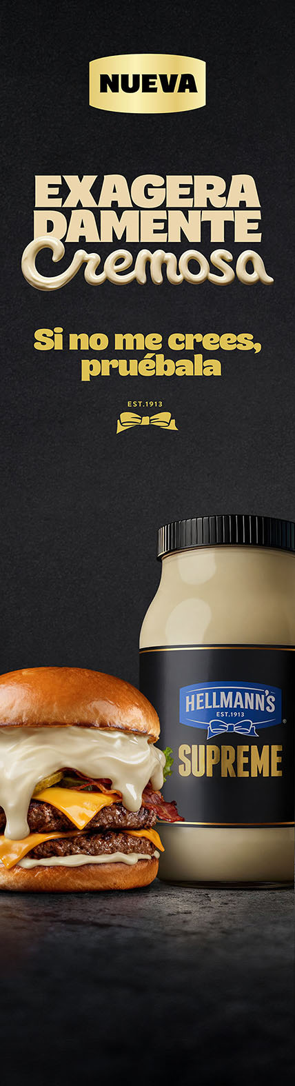 Home muestra afiche hellmans